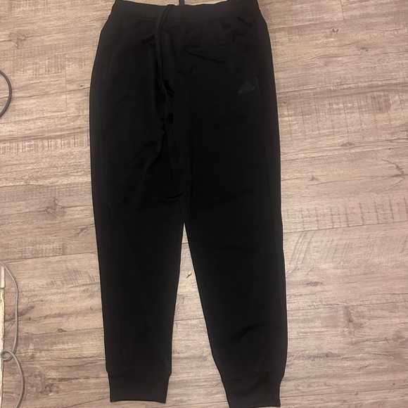 Womens size medium black adidas track pants - Picture 2 of 3